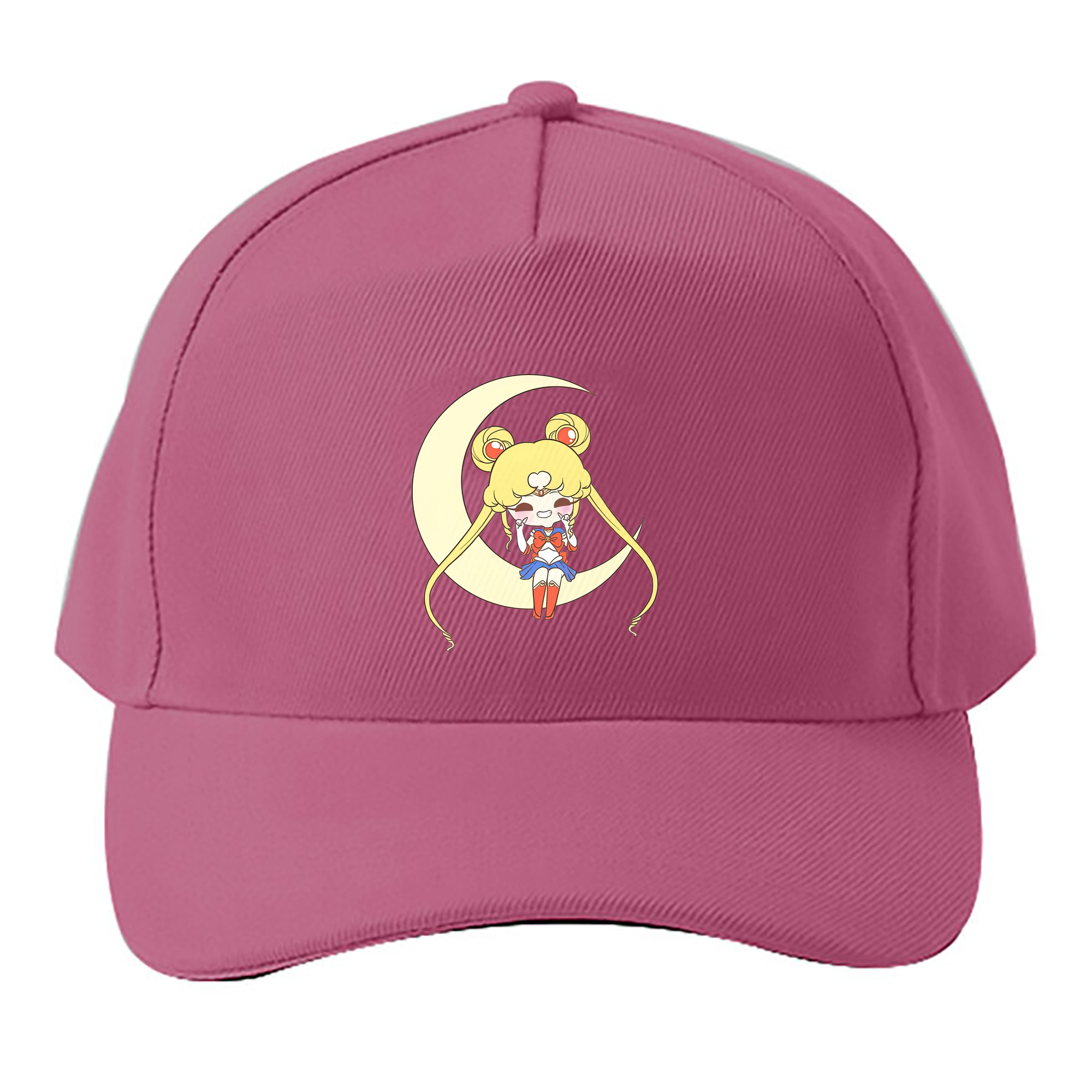 （画像用） 美少女戦士セーラームーン 月野 うさぎ つきの うさぎ Sailor Moon Tsukino Usagi ベースボールキャップ 綿100％ 男女兼用 帽子 スポーツ